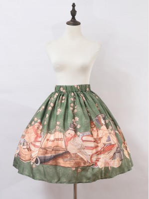 Bird Journey Classic Lolita Style Skirt SK (PS01)